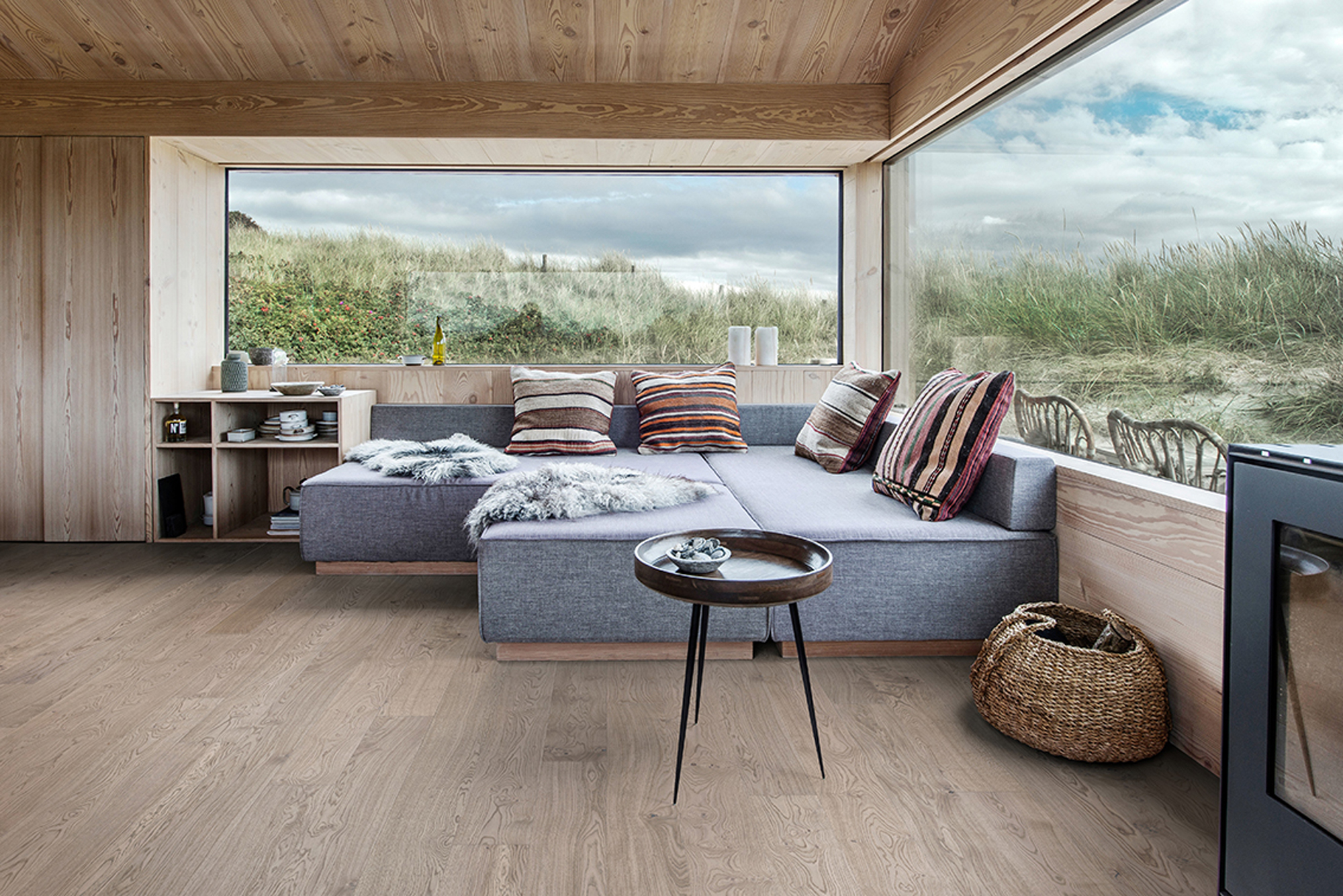 北歐溫馨家，得高進口地板 勒克斯系列-單拼海濱橡木