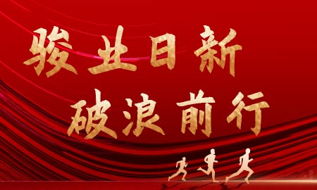 駿業(yè)日新，破浪前行